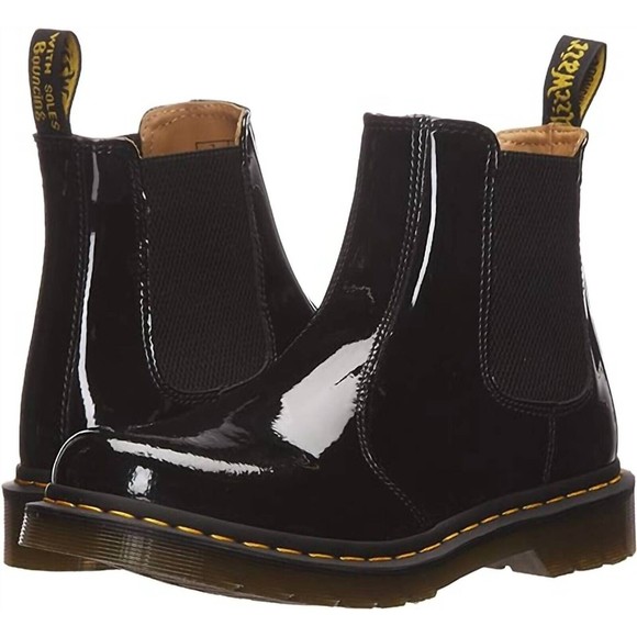 Dr. Martens Shoes - Dr. Martens Women's Boots Size 9 Ambassador Nappa Black Leather Chelsea 2976 NWB